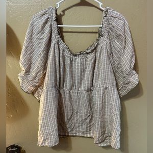 Checkered blouse